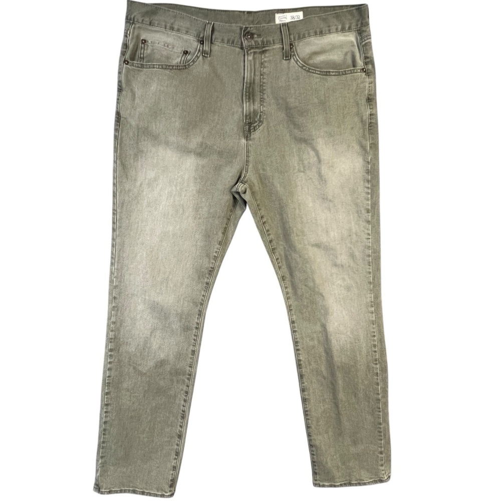 Cremieux Premium Denim Straight Jeans Mens Size‎ 38/32 Faded Grey Classic Casual